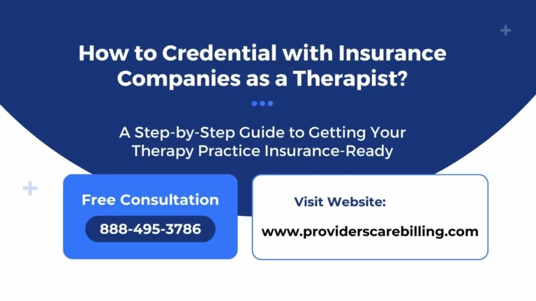 How to Credential With Insurance Companies