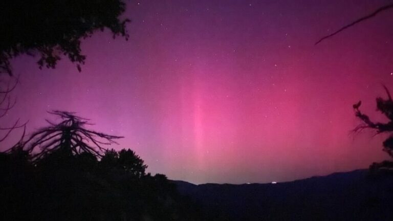 Northern Lights in SoCal? Rare Sight Caught on Camera