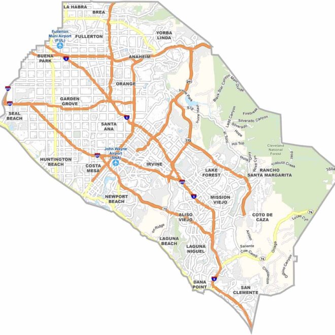 Is Los Angeles San Diego or Orange County in Southern California?
