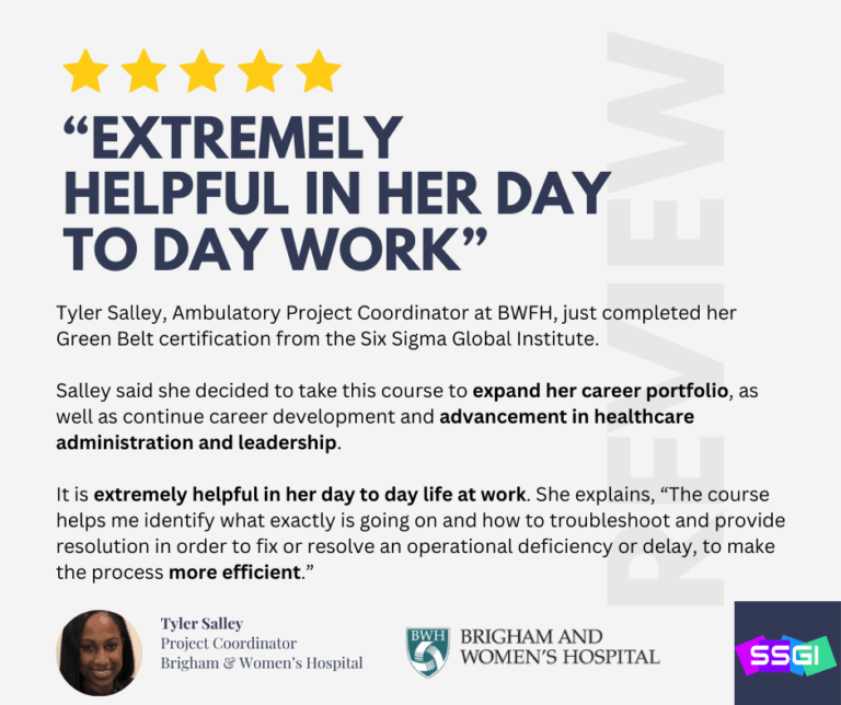 What Is Six Sigma Certification for Healthcare Professionals?