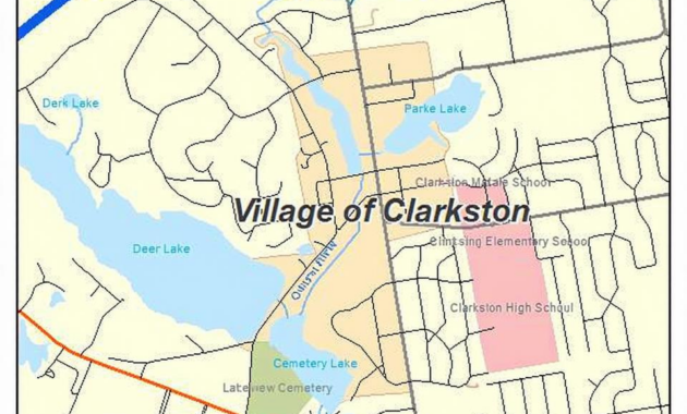 Map Of Clarkston Mi