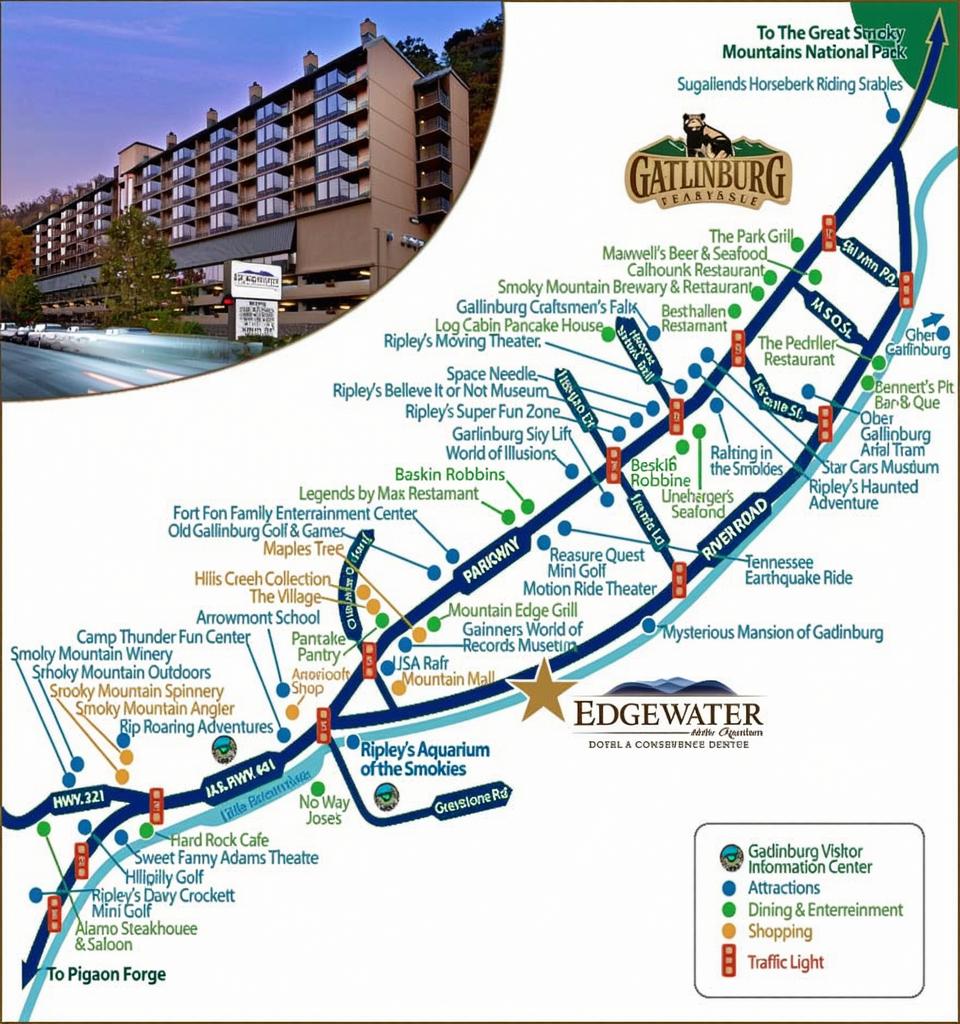 Gatlinburg Area Map