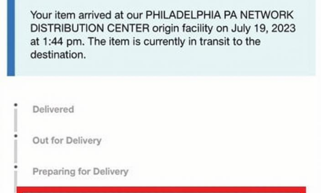 What Does In Transit From Origin Processing Mean