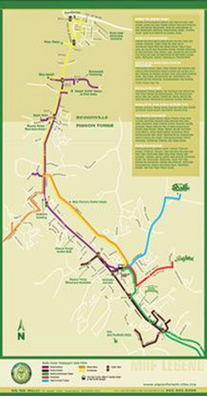 Gatlinburg hotels on the strip map
