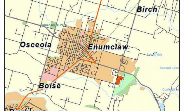 Map Of Enumclaw