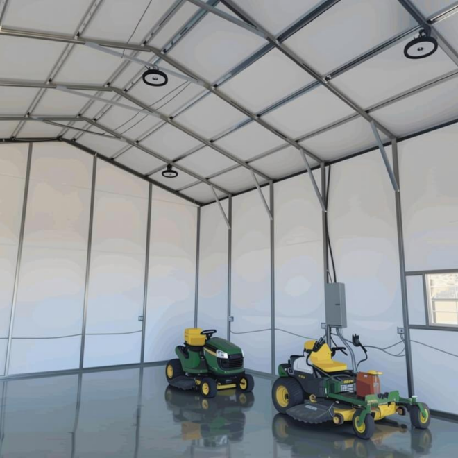 Garage Doors for Metal Buildings: Sizes Insulation and Openers