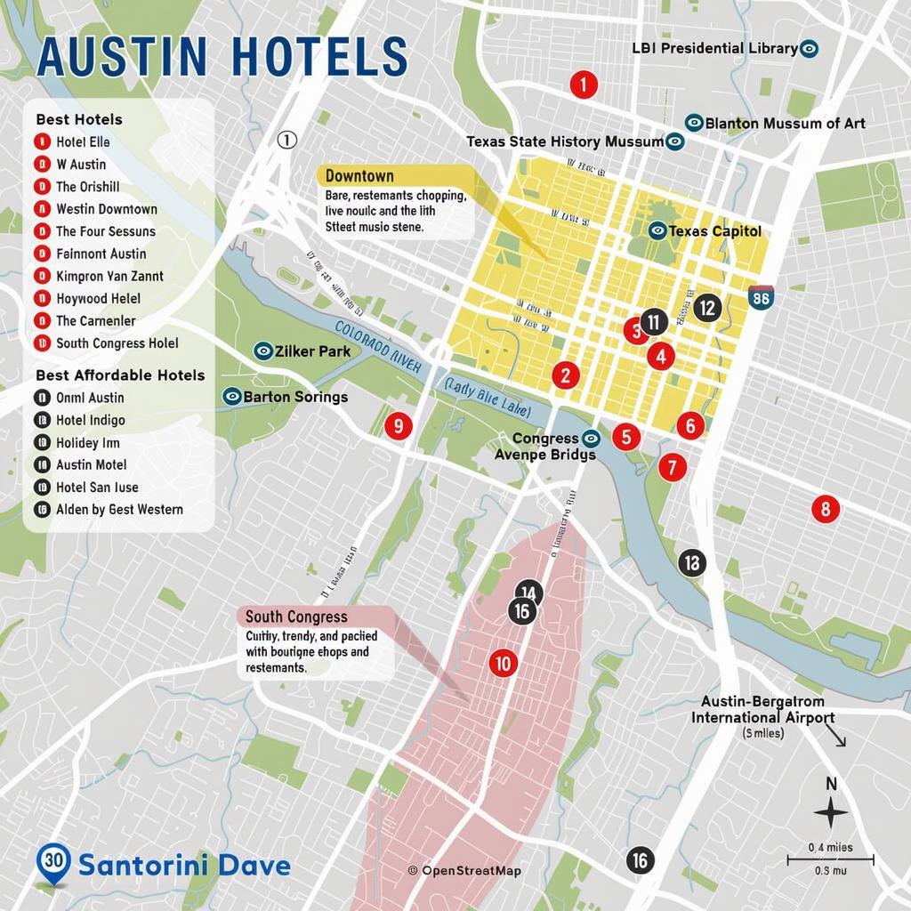 AUSTIN HOTEL MAP - Best Areas, Neighborhoods & Places to Stay
