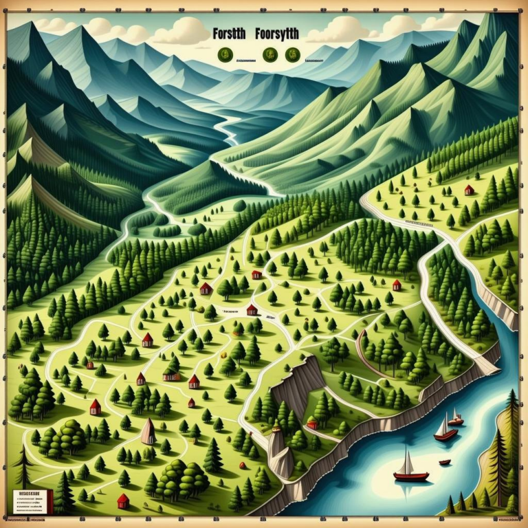 Map Of Forsyth County Nc