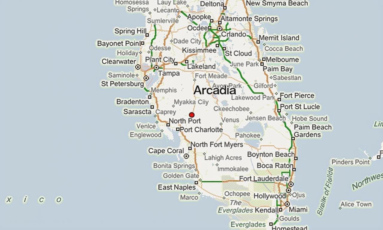 Arcadia Florida Map | Gadgets 2018