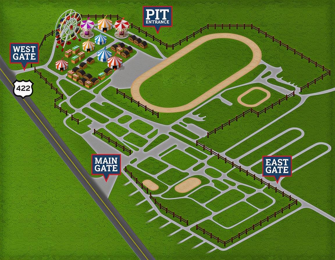 Big Butler Fair Carnival Map