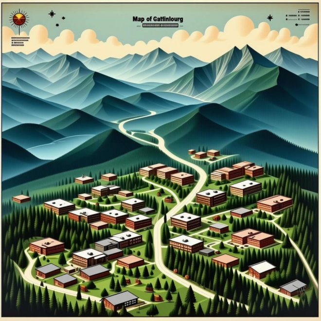 Map Of Gatlinburg Hotels