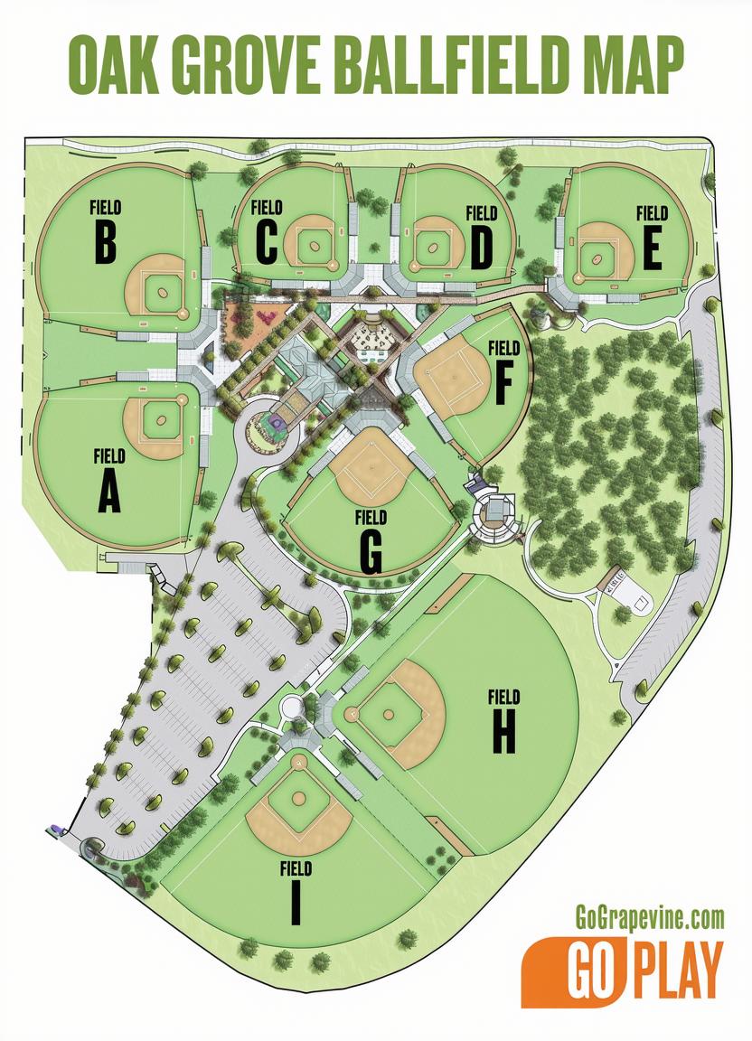 Oak Grove Park Baseball Field Map - Winter Olympic 2024