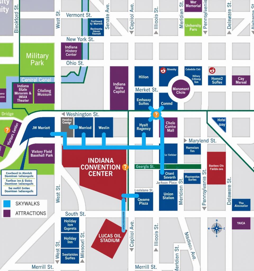 List of Indianapolis Downtown Hotels