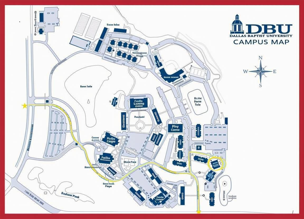 Dallas Baptist Map