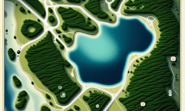 Map Of Camp Green Lake