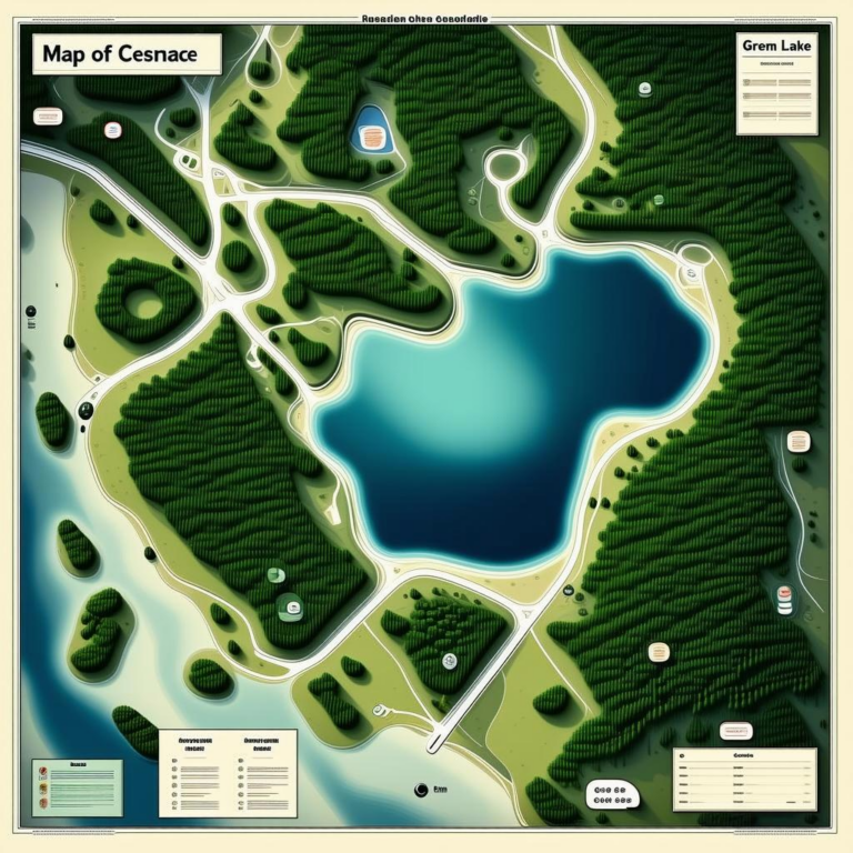 Map Of Camp Green Lake