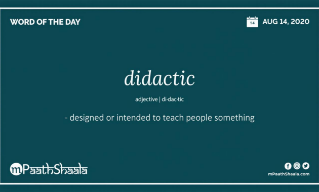 What Does Didactic Phase Of Phamacist Mean