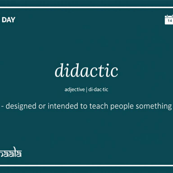 What Does Didactic Phase Of Phamacist Mean