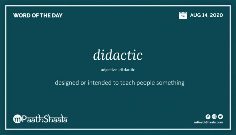 What Does Didactic Phase Of Phamacist Mean