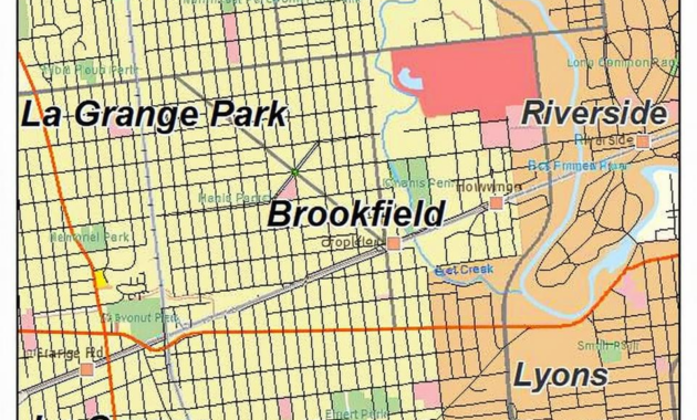 Map Of Brookfield Il