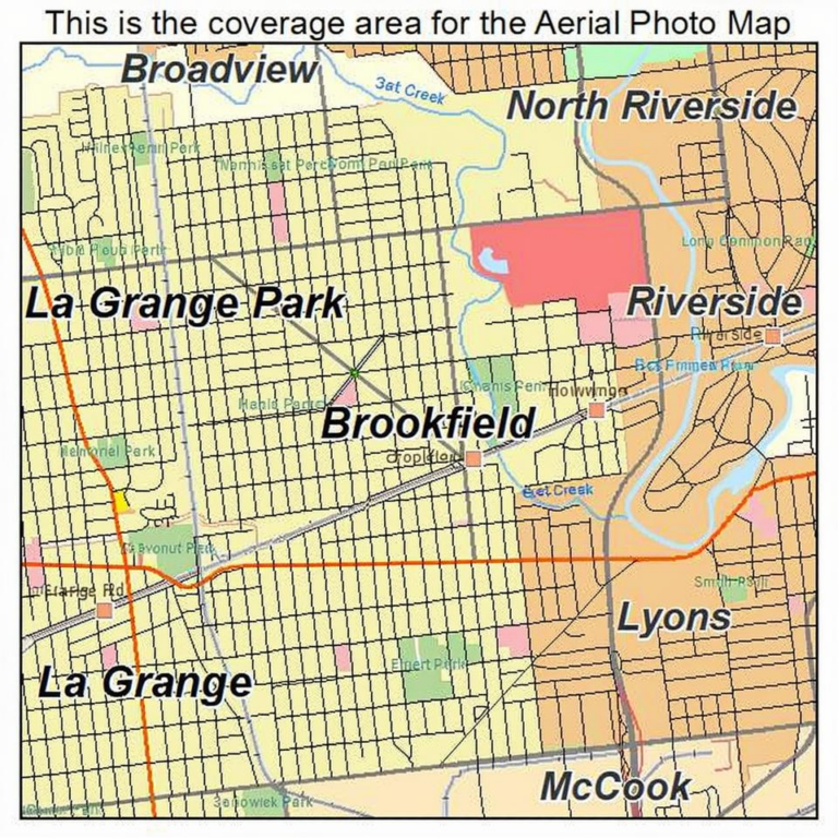 Map Of Brookfield Il