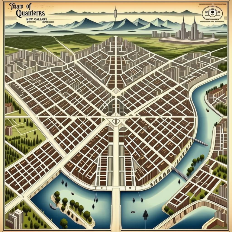 Map Of French Quarters New Orleans