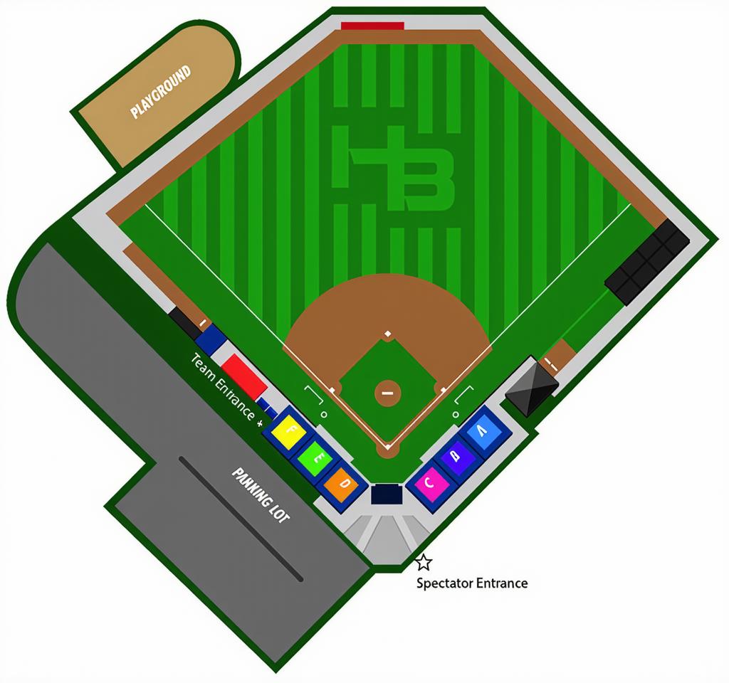 The Highline Bears Stadium Map