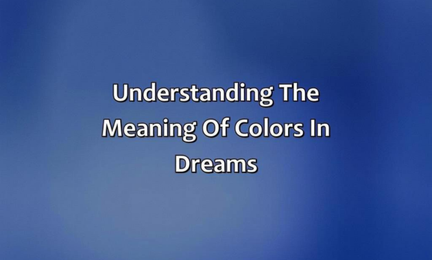 What Does The Color Blue Mean Biblically