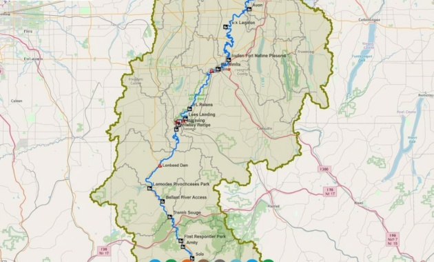 Map Of Genesee River