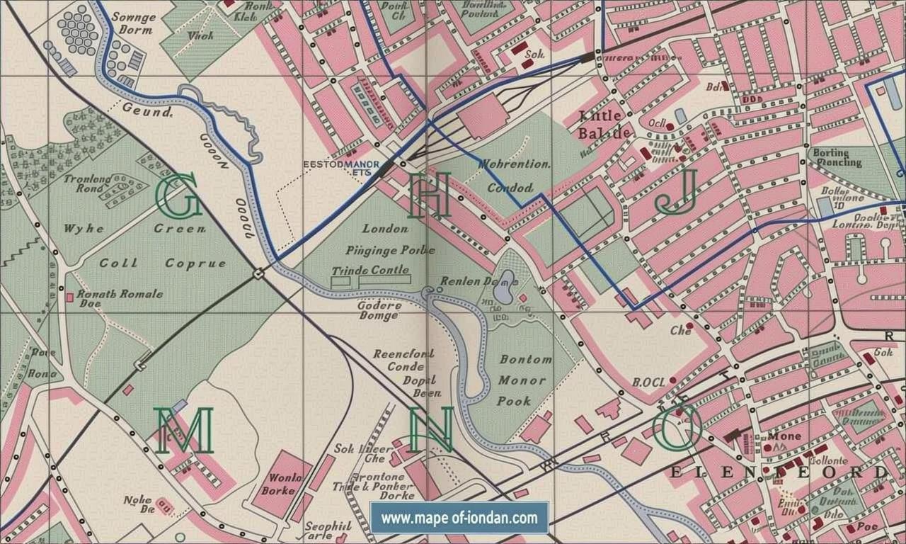 Map of Brentford, London - Overview