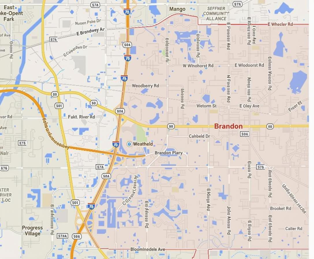 Brandon Florida Map