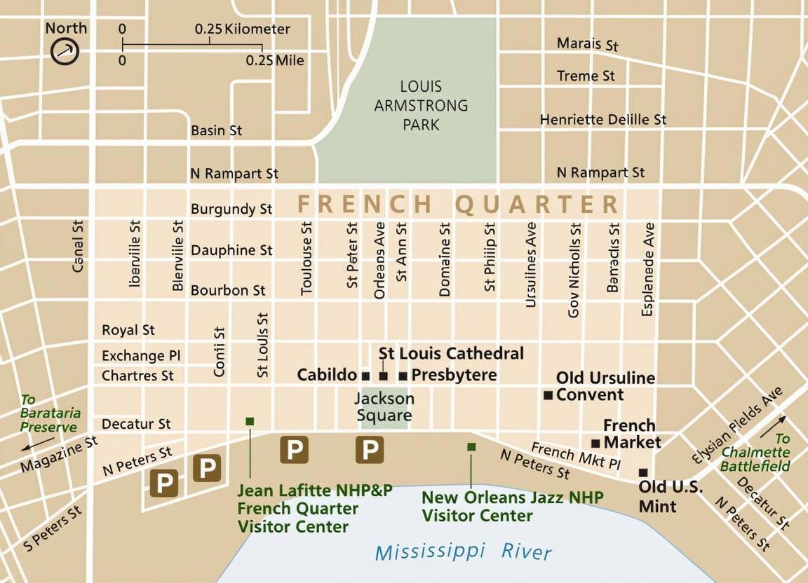 Printable French Quarter Map
