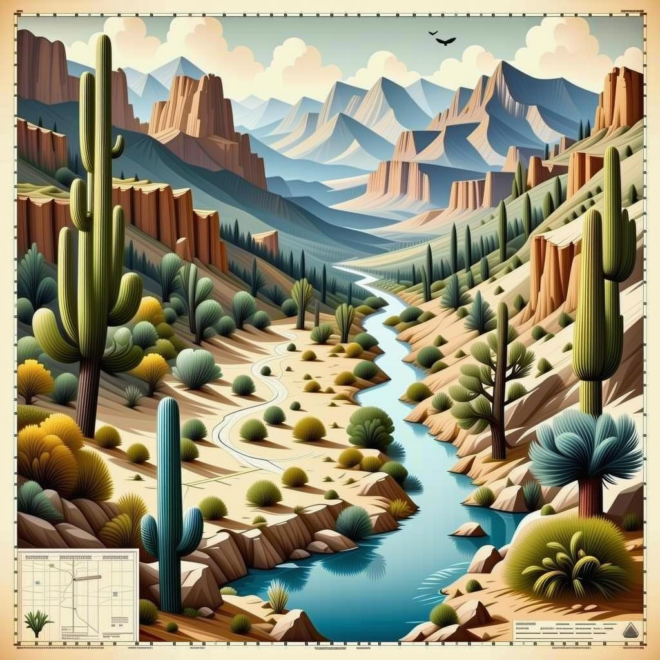 Map Of Cave Creek Arizona