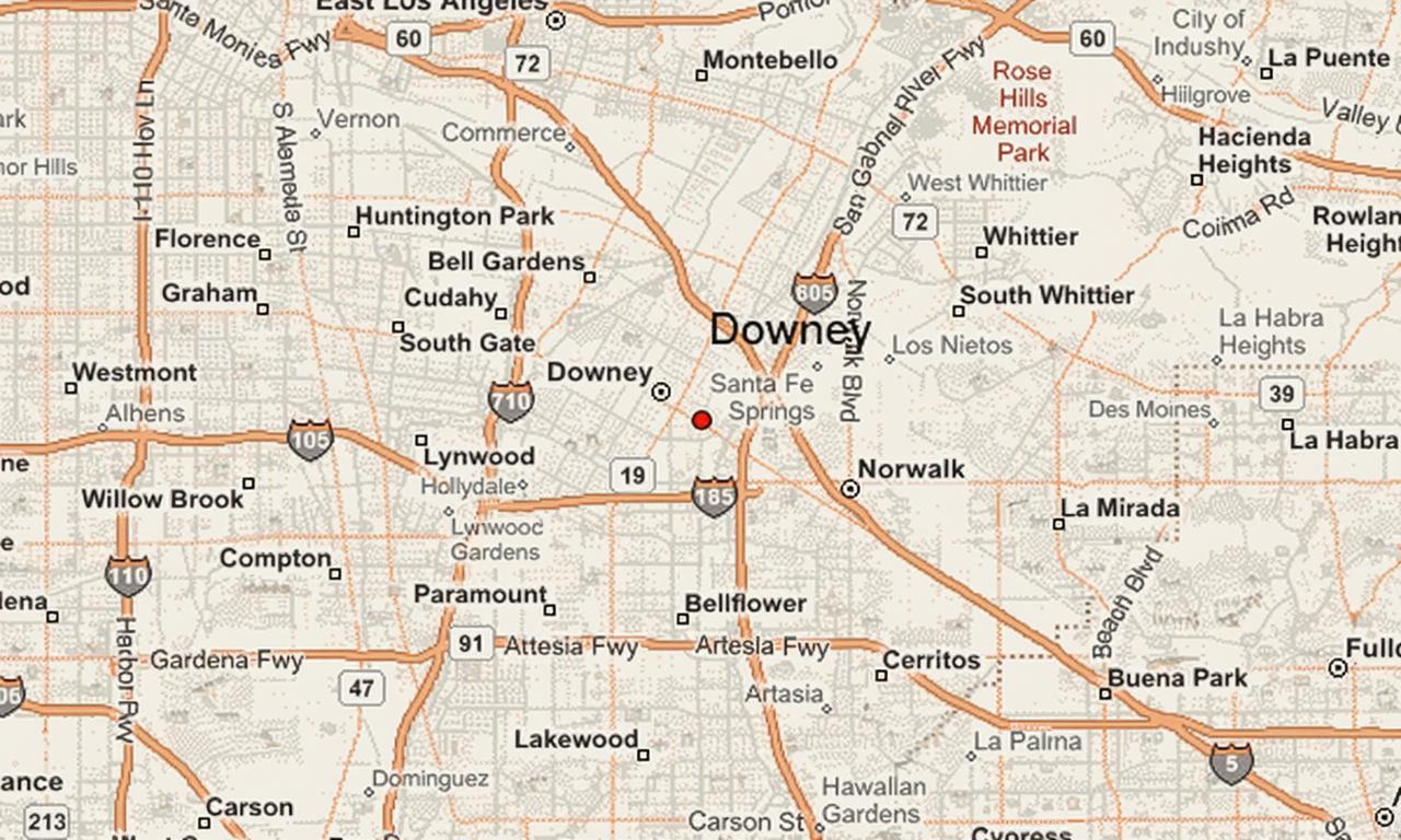 Downey Location Guide