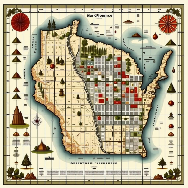Map Of Florence Wisconsin