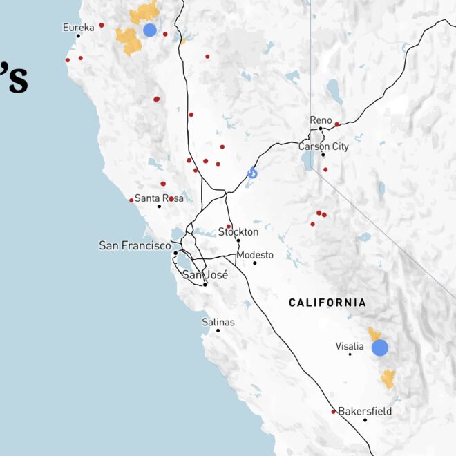 Southern California Wildfire Map: Latest Locations