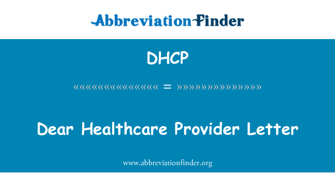 What Is a “Dear Healthcare Provider Letter”?