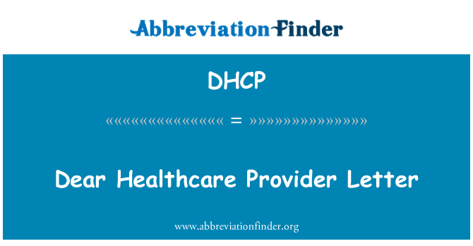 What Is a “Dear Healthcare Provider Letter”?