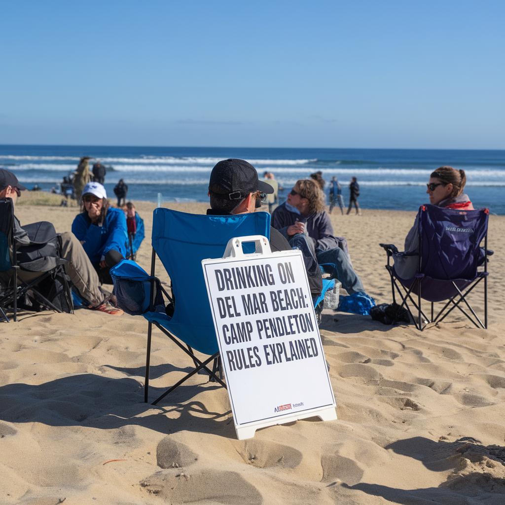 Drinking on Del Mar Beach: Camp Pendleton Rules Explained