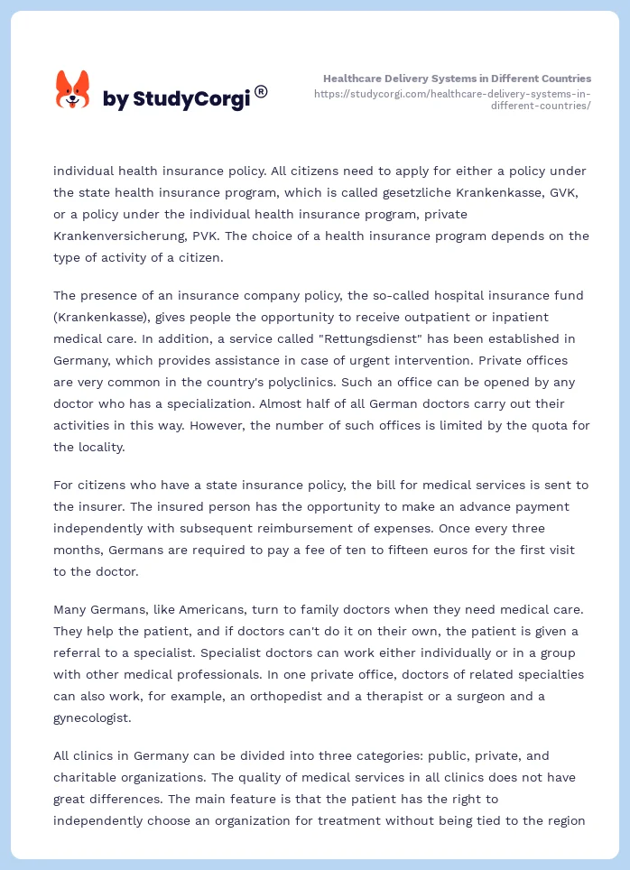What Systems Deliver Healthcare Across Different Countries?