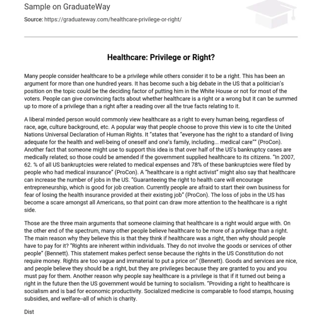 Is Healthcare a Right or a Privilege? (Debate Explained)