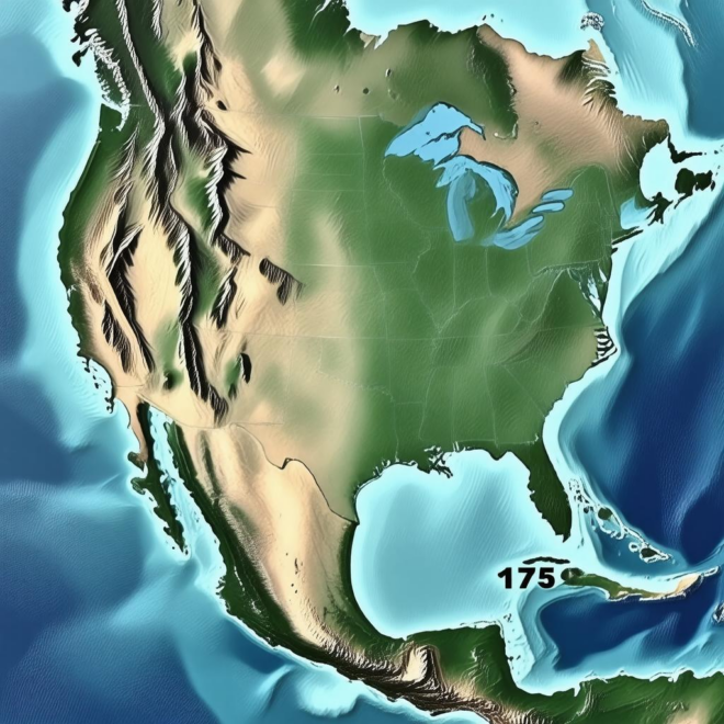 Map Of America In 1750
