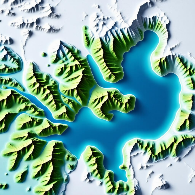Map Of Arrowhead Lake