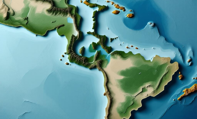 Map Of Belize And Honduras