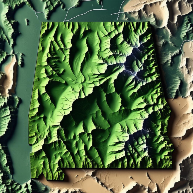 Map Of Elmore County Alabama