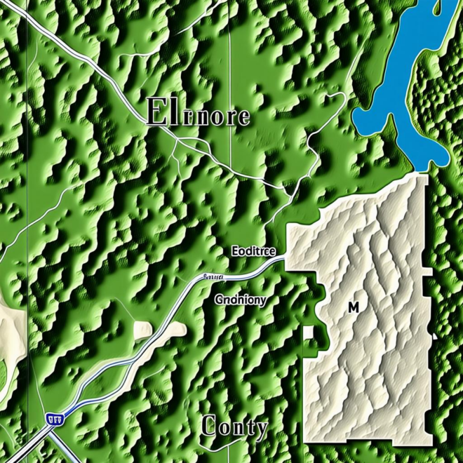 Map Of Elmore County