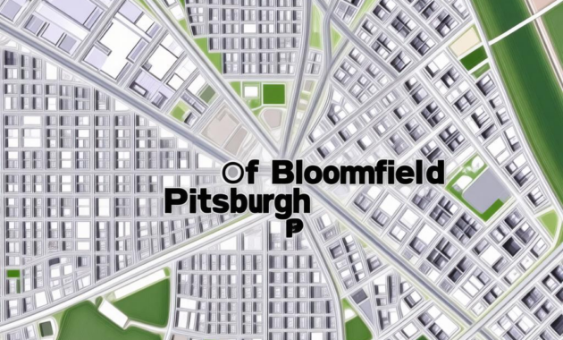 Map Of Bloomfield Pittsburgh Pa
