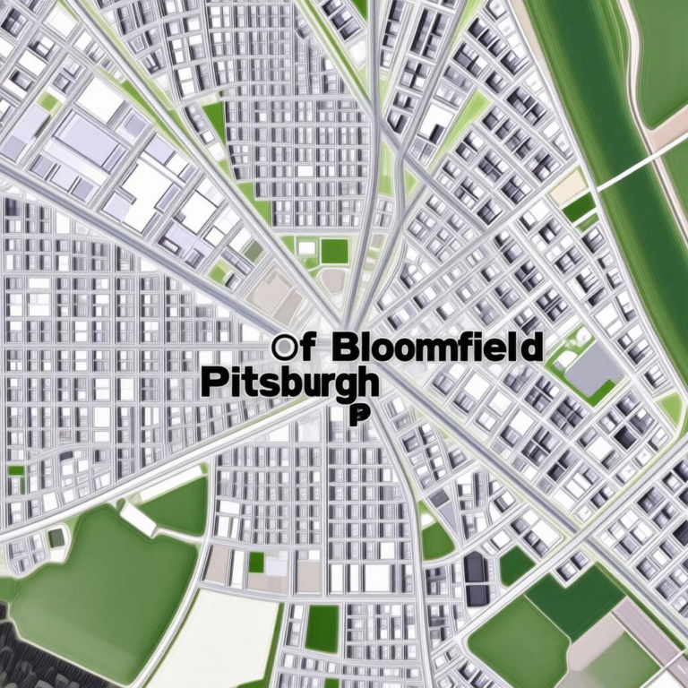 Map Of Bloomfield Pittsburgh Pa