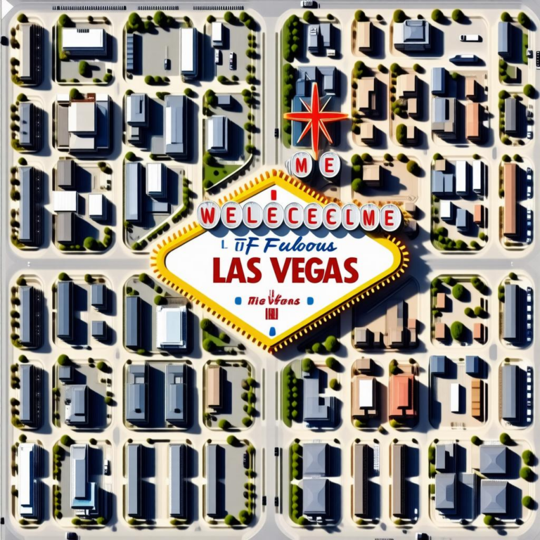 Map Of Celebrity Homes In Las Vegas