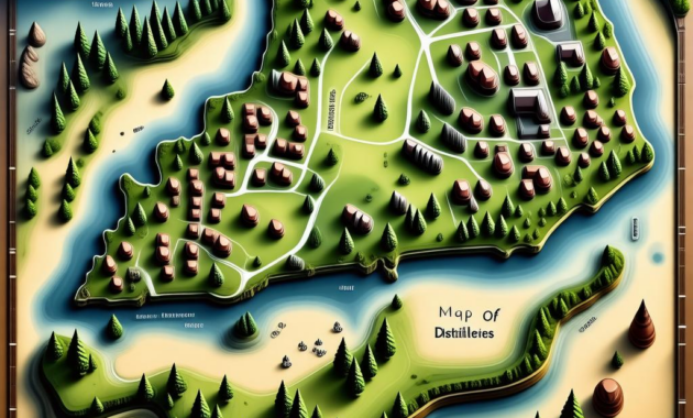 Map Of Distilleries In Kentucky